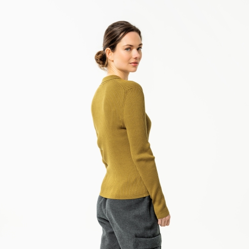 Women\'s Unara Ribbed Cardigan in Organic Cotton