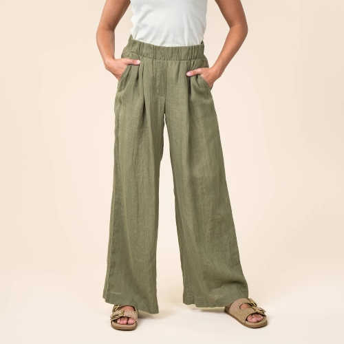 Women's Toini Trousers in 100% Linen