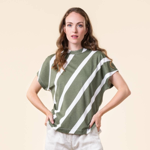 Women's Thona T-Shirt in Organic Cotton and Bamboo