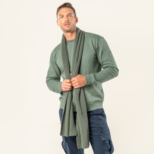 Adult's Ferrara Scarf in Knitted Organic Cotton
