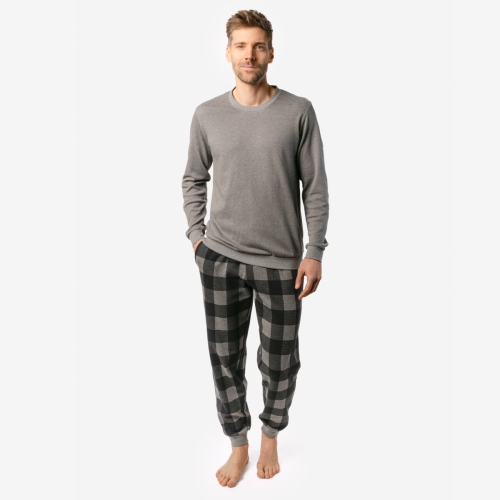 Men's 2-Piece Pyjamas in Soft Organic Cotton Jersey