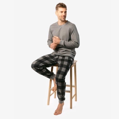 Men\'s 2-Piece Pyjamas in Soft Organic Cotton Jersey