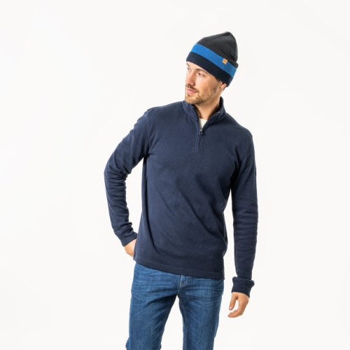 Men\'s Quarter Zip Pullover in Organic Cotton