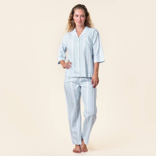 Women's Tracee Pyjama Set in Lightweight Organic Cotton