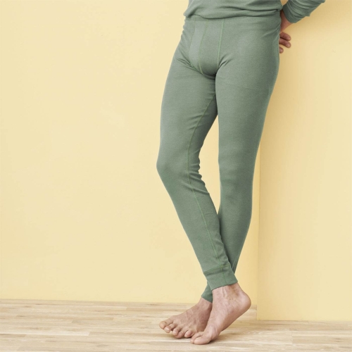 Men's Organic Wool & Cotton Long Johns Men's Organic Wool & Cotton Long Johns