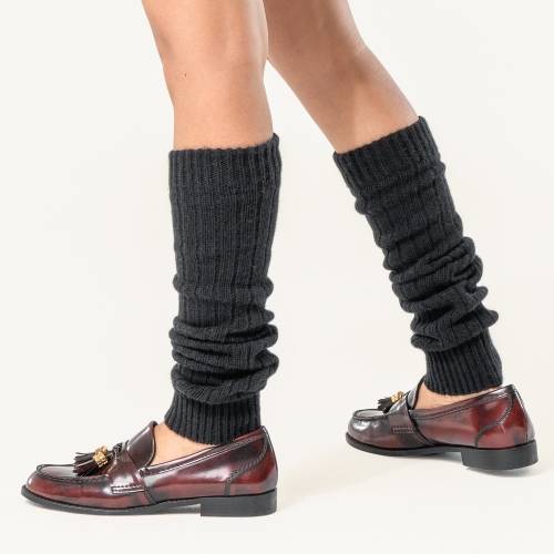 Adult's Legwarmers in Organic Wool and Cotton