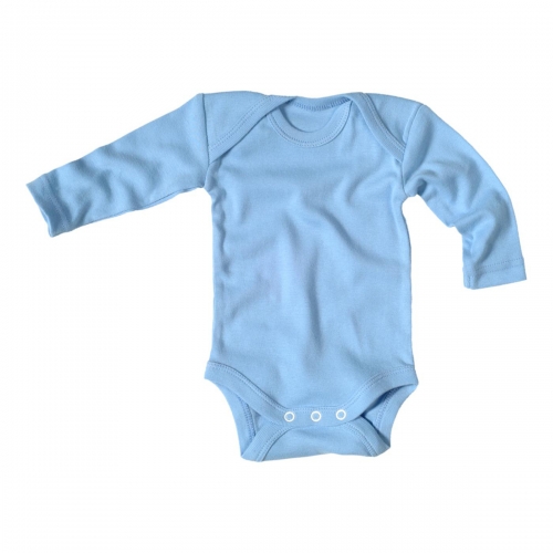 Long Sleeved Baby Body in Soft Organic Cotton Long Sleeved Baby Body in Soft Organic Cotton