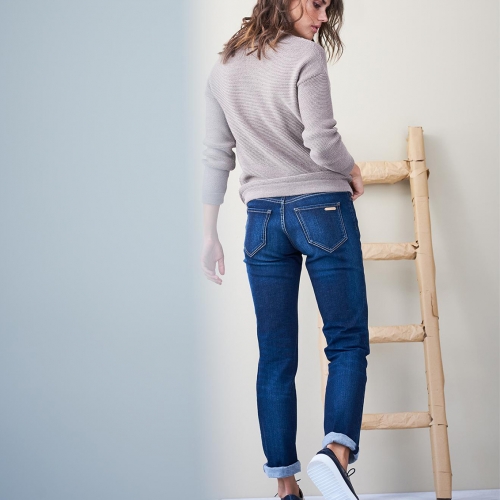 Women's Organic Cotton Jeans With Five Pockets Women's Organic Cotton Jeans With Five Pockets