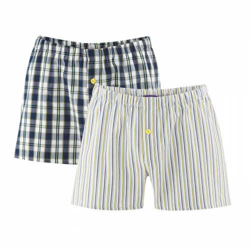 2-Pack Men's Organic Cotton Boxer Shorts