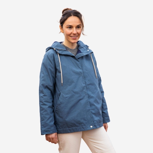 Adult's Waxed Organic Cotton Zip Jacket