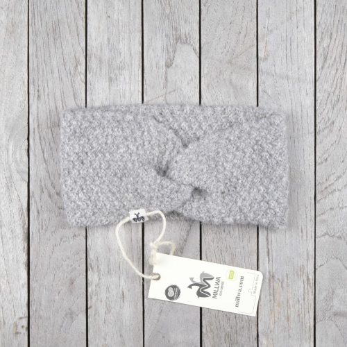 Chunky Chain Knit Eco Headband in 100% Baby Alpaca Chunky Chain Knit Eco Headband in 100% Baby Alpaca