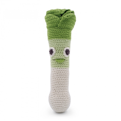 Eric Leek Hand Crocheted Rattle