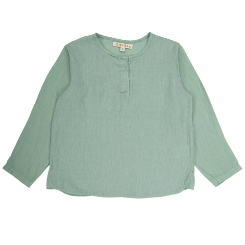 Children's Light Organic Woven Linen Maon Shirt