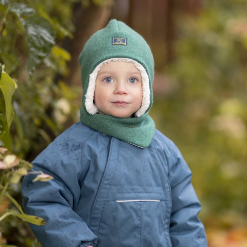 Children's Jonas Hat In Organic Boiled Merino Wool