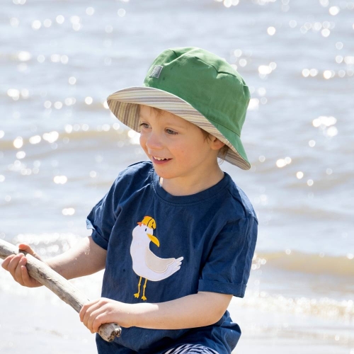 Reversible Bucket hat in Organic Cotton (Fisherman's)