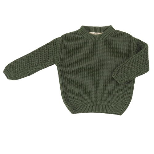 Chunky Rib Jumper in Organic Cotton