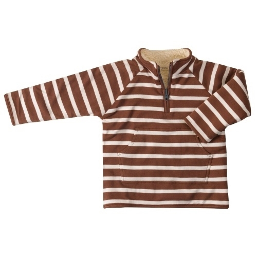 Organic Cotton Fleece Lined Breton Shirt