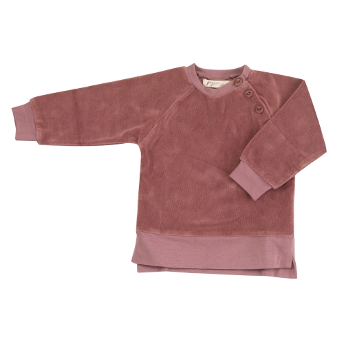 Soft Cotton Velour Sweatshirt