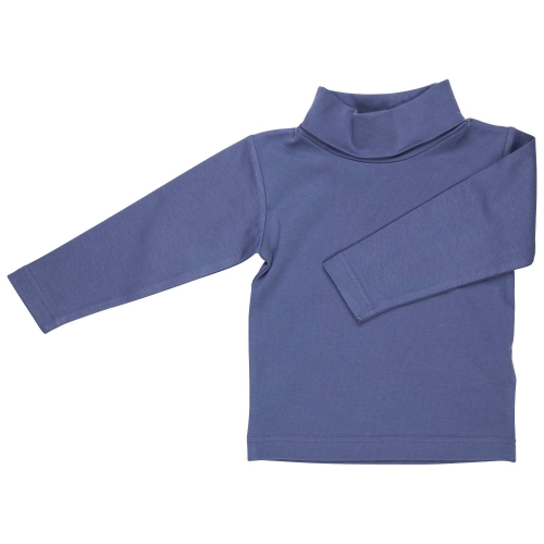 Children's Plain Polo Neck Long-Sleeved Shirt