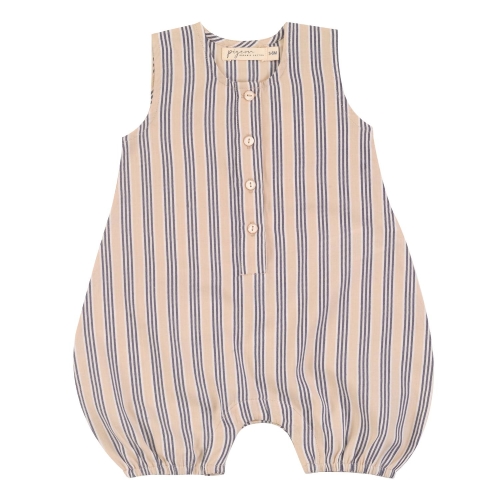 Organic Cotton, Ticking Stripe Baby All-in-One