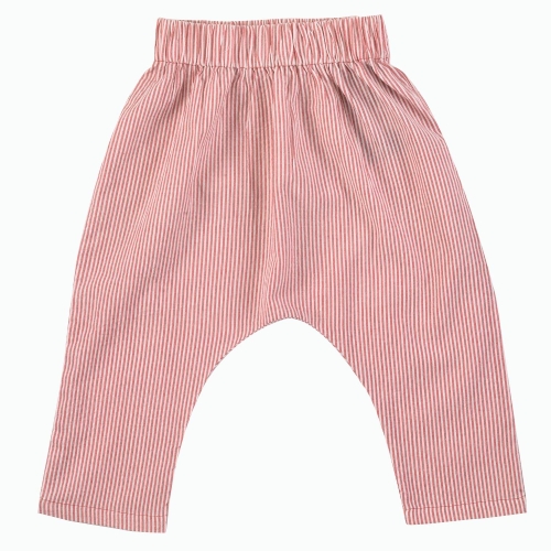 Organic Cotton Seersucker Baggy Pants
