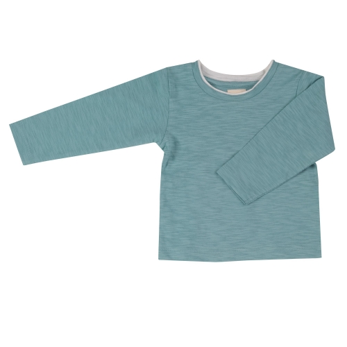 Soft Long-Sleeved Shirt in 100% Organic Cotton