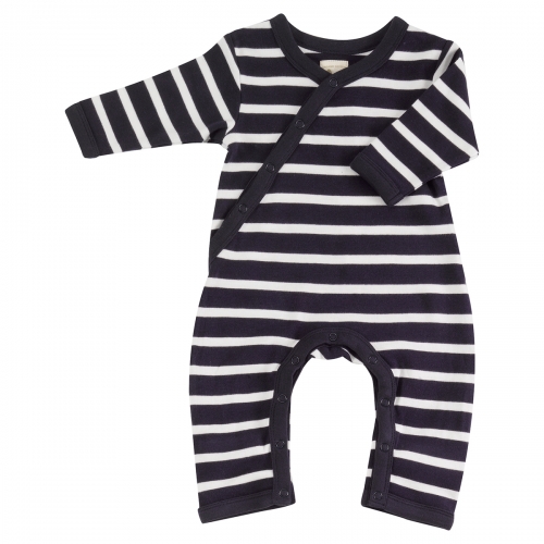 Pure Organic Cotton Striped Romper