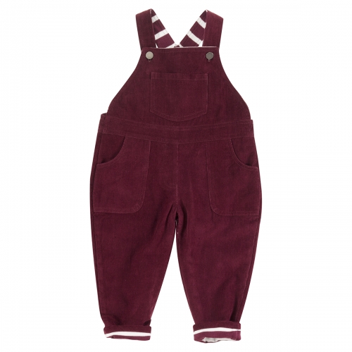 Children's Fully Lined Organic Cotton Corduroy Dungarees Children's Fully Lined Organic Cotton Corduroy Dungarees
