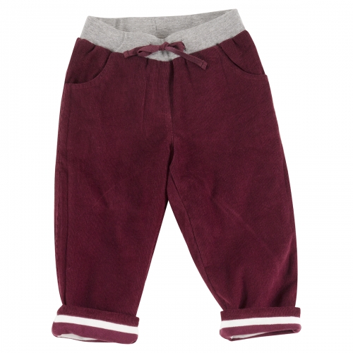 Children's Fully Lined Organic Cotton Corduroy Trousers Children's Fully Lined Organic Cotton Corduroy Trousers