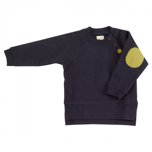 Children's Sweatshirt With Elbow Patches Children's Sweatshirt With Elbow Patches