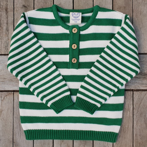 Soft Organic Striped Baby Jumper Soft Organic Striped Baby Jumper