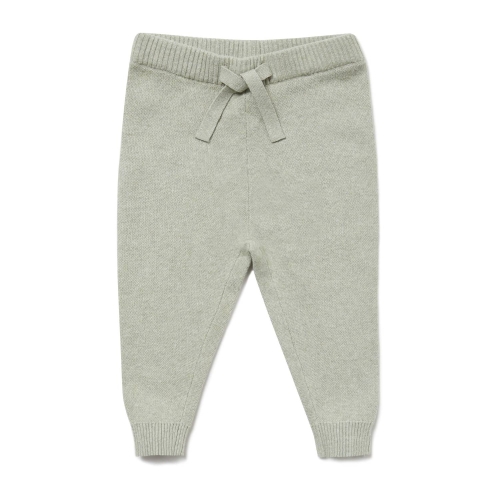 Soft Knit Jogging Pants in Organic Cotton and Linen