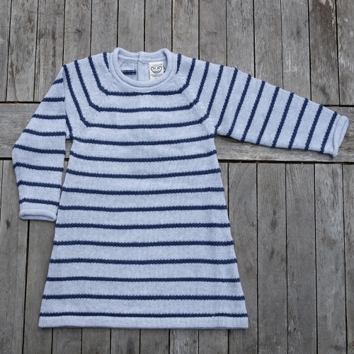 Organic Cotton Long Sleeve A Line Baby Dress Organic Cotton Long Sleeve A Line Baby Dress