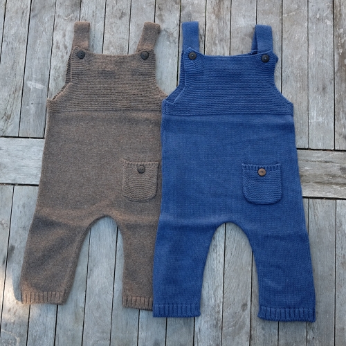 Soft Organic Cotton & Wool Blend Dungarees Soft Organic Cotton & Wool Blend Dungarees