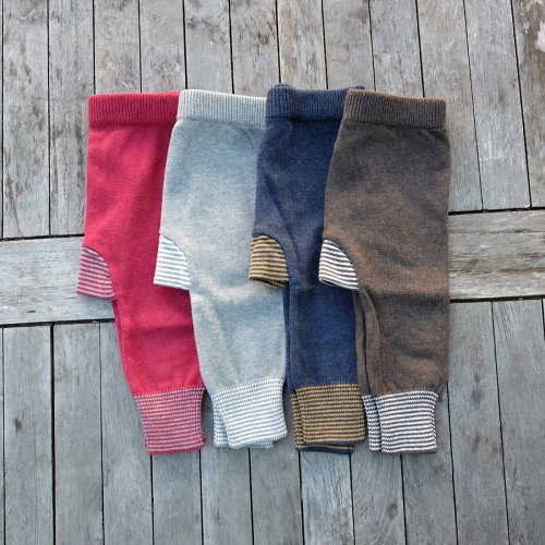 Baby Harem Pants In Wool Organic Cotton Blend Baby Harem Pants In Wool Organic Cotton Blend