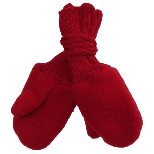 Mittens in Organic Merino Wool Fleece