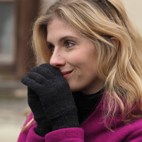 Adult Gloves in Organic Merino Wool