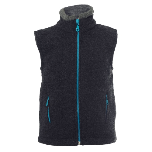 Children's Wool Fleece Zip Gilet with Pockets