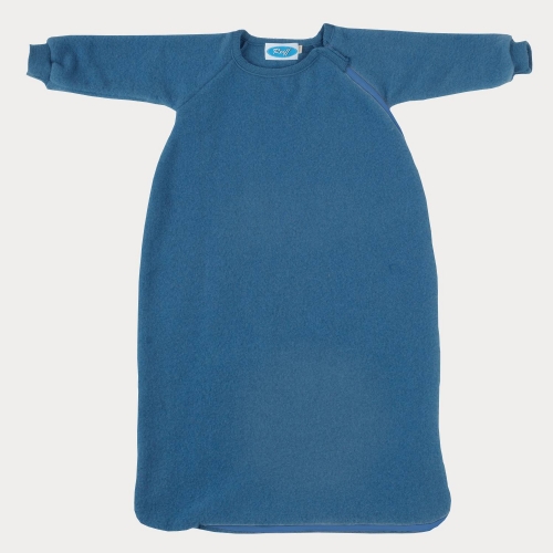 Merino Wool Fleece Sleeping Bag with Arms Baby sleeping bag in 100 organic fleeced Merino wool