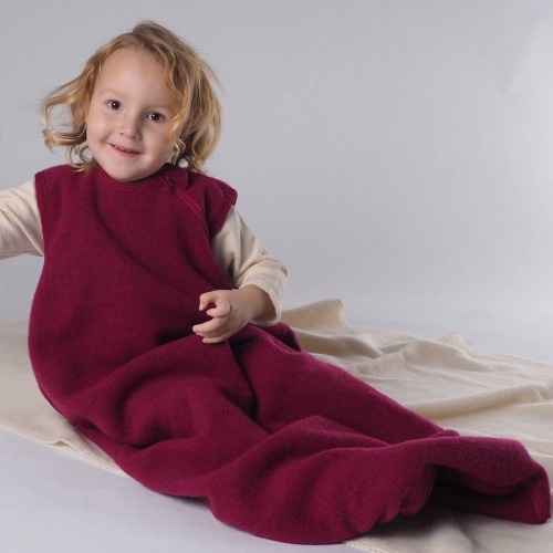 Merino Wool Fleece Sleeping Bag Without Sleeves