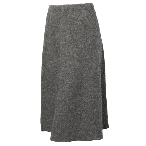Women's Long Skirt in Organic Merino Wool Crepe [202003] - £87.00 ...