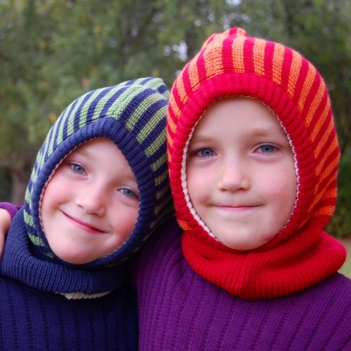 Knitted Merino Balaclava with Organic Cotton Lining