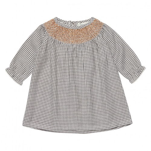 Anouk Baby Dress in Very Soft Organic Cotton Brushed Flannel Anouk Baby Dress in Very Soft Organic Cotton Brushed Flannel