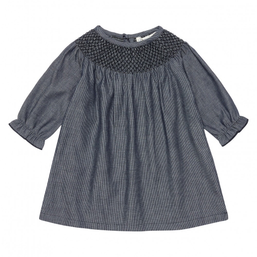 Anouk Baby Dress in Organic Cotton Chambray Anouk Baby Dress in Organic Cotton Chambray
