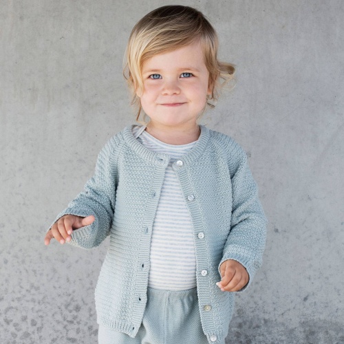 organic baby cardigan