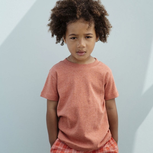 Children's Short-Sleeved Tee in Organic Cotton