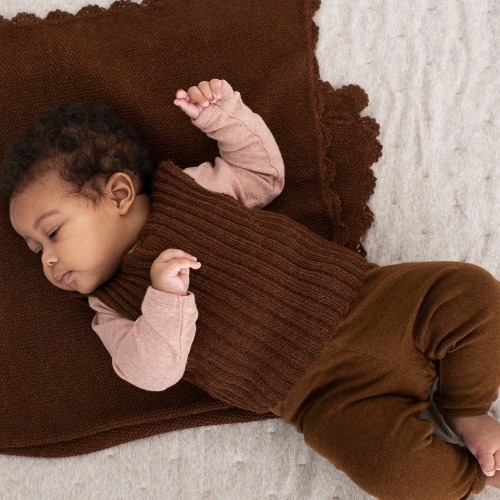 Soft Baby Alpaca Rib Vest