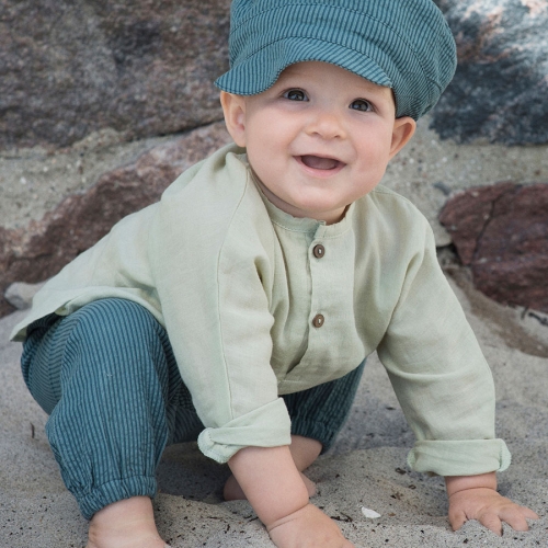 Baby Gauze Shirt in Organic Cotton Gauze Baby Gauze Shirt in Organic Cotton Gauze