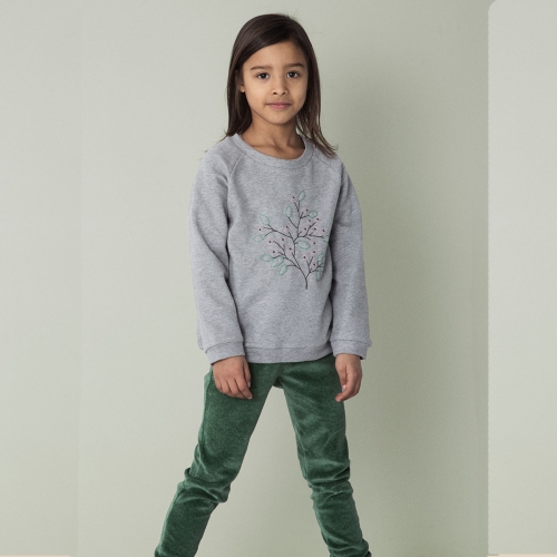 Velour Leggings in Soft Organic Cotton Velour Leggings in Soft Organic Cotton