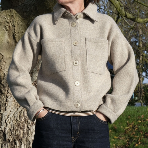 Women's Jacket/Shirt in Superfine Merino Wool [28723300 jette] - £168.00 :  Cambridge Baby, Organic Natural Clothing